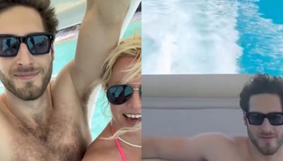Britney Spears curte passeio luxuoso de barco com homem misterioso