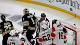 Bruins goalie Jeremy Swayman bombarded in a 6-2 loss to the Panthers