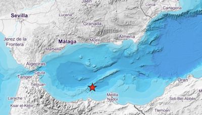 Un terremoto de magnitud 4.2 sacude Melilla, Málaga y Granada esta madrugada