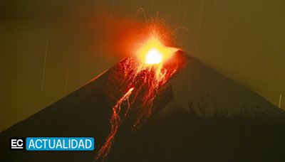 Volcán Sangay aumenta su proceso eruptivo y ceniza llega a Chimborazo