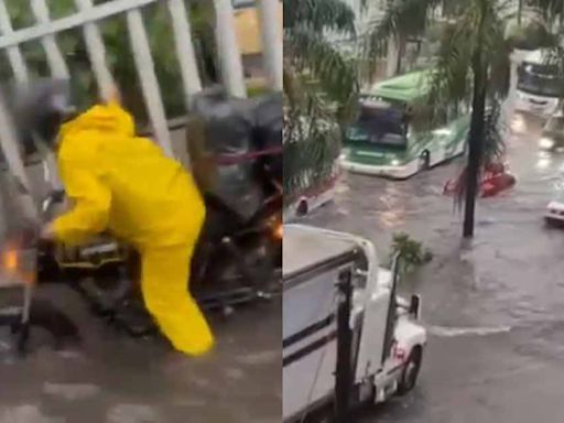 VIDEO: Cuernavaca amanece con inundaciones en varias zonas de la ciudad