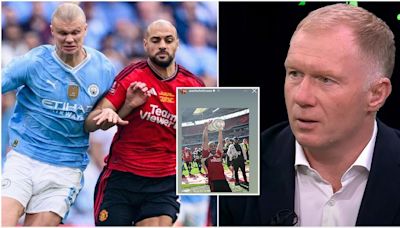 Paul Scholes' Instagram post about Sofyan Amrabat's performance in the FA Cup final goes viral