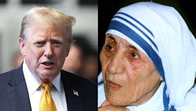 Trump claims the hush-money porn-star case is so 'rigged' against him that not even Mother Teresa could get acquitted