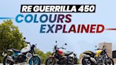 Royal Enfield Guerrilla 450 Colours Explained - ZigWheels