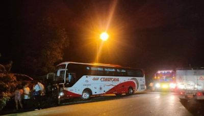 Masacre dentro de bus de la cooperativa San Cristóbal, en la vía Puebloviejo-Babahoyo