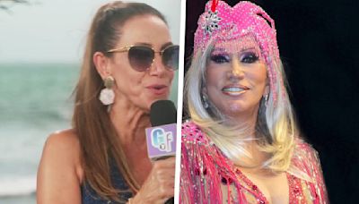 Lili Estefan reacciona a lo que dijo Laura León de su pareja vestido de mujer