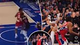 Replay showing possible Jalen Brunson foul adds new controversy to chaotic final seconds of Knicks-76ers