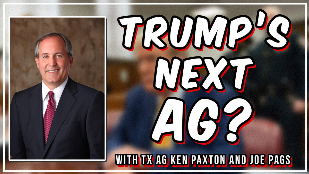 Ken Paxton Talks Legal Battles and Potential Future as Trump's AG with Pags | News Radio 1200 WOAI | The Joe Pags Show