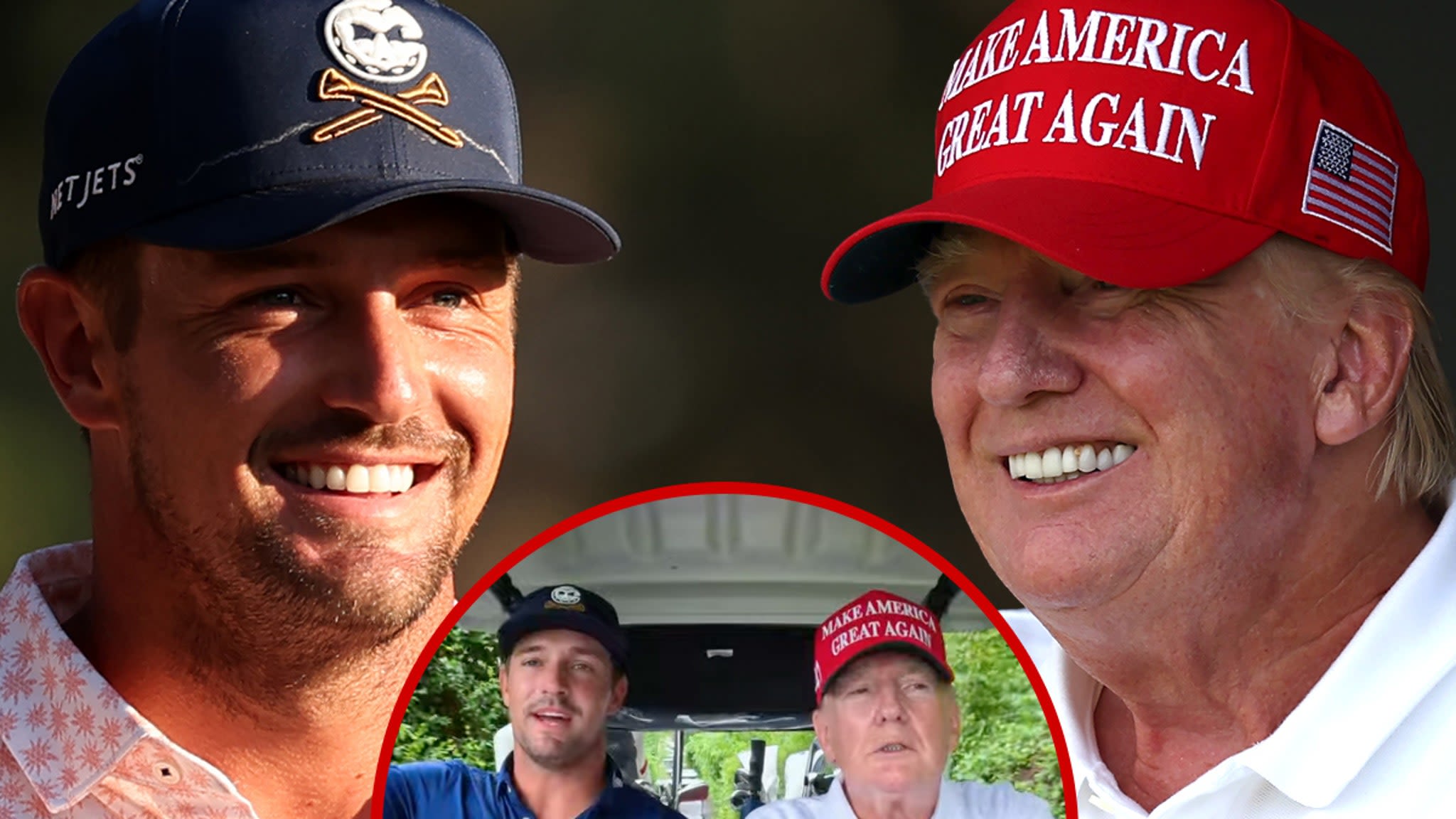 Bryson DeChambeau Golfs With Donald Trump, Raves Over Ex-President's Game