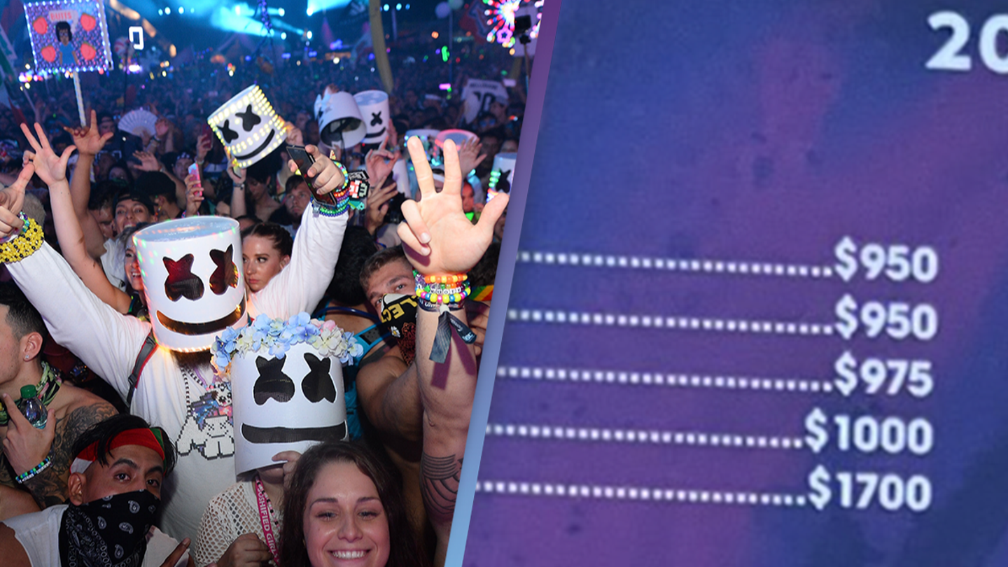 Alcohol prices at EDC 2024 festival revealed and people are stunned