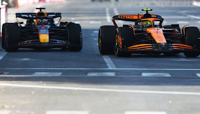 Lando Norris says beating Max Verstappen in Azerbaijan GP is a 'spectacular' boost for his F1 title hopes