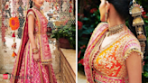 Radhika Merchant's Mameru look decoded: 'Durga Shlok' lehenga and mom's heirloom jewelry shine. Check Pics - The Economic Times