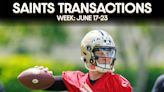 NFL Transactions: Official New Orleans Saints Personnel Moves Reported June 17-22