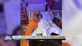 Local couple celebrates prom in hospital room