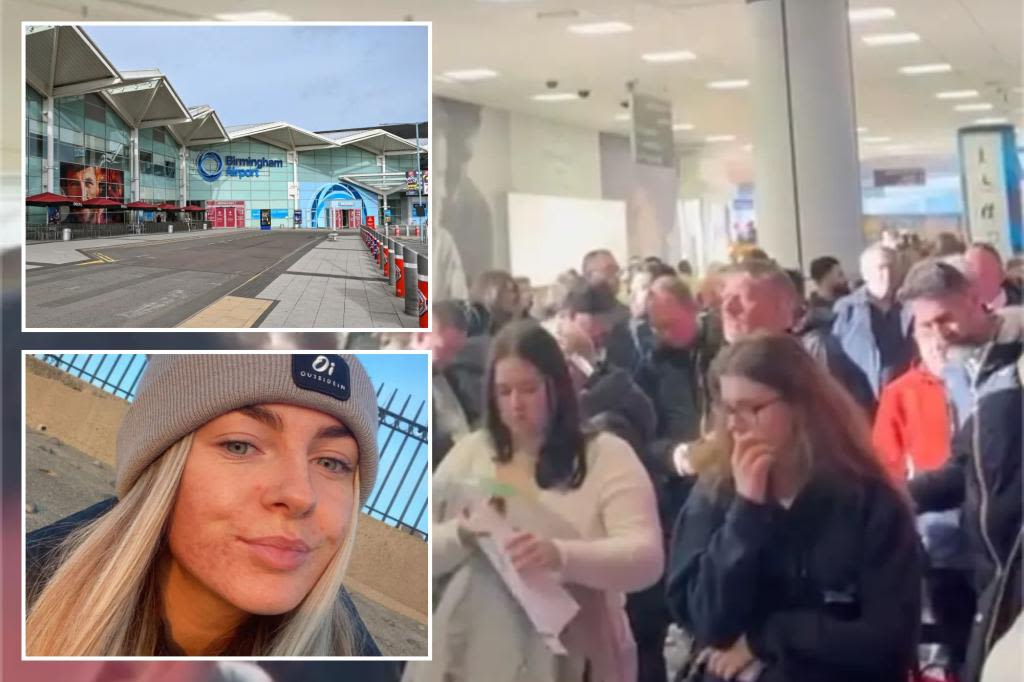 Couple misses flight departure time after waiting 4 hours to get through airport security chaos