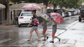 Así ha descargado la lluvia sobre Xàtiva