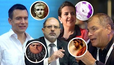 Calígula, Nerón, Gru, Minions y Pokémon: los apodos de moda de los políticos ecuatorianos