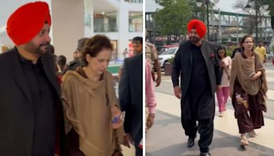 'Back On Her Feet': Navjot Singh Sidhu Goes On Movie Date With Wife In Patiala; Shares Video Of Her...