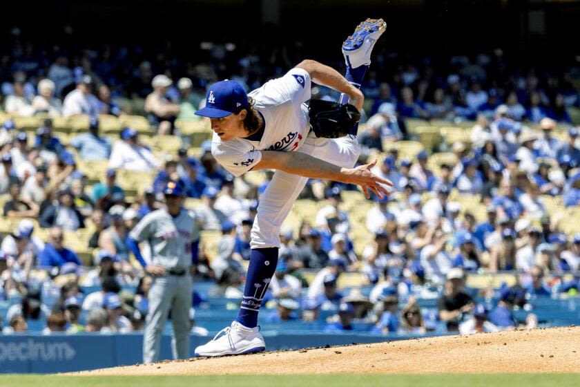 Dodgers pitcher Tyler Glasnow suffers 'setback' in his return from elbow injury