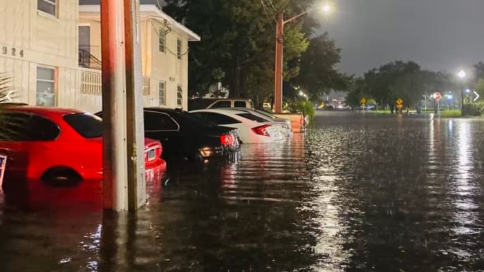 Flooding concerns: SnapJAX users report ongoing flooding in San Marco; additional rainfall expected