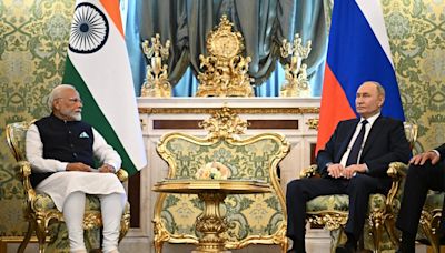 Modi tells Putin 'murder of innocent children heart-wrenching' on visit to Moscow day after Ukraine strikes