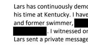 UK declines to talk about swim coach controversy, but KY Open Records Act sheds light