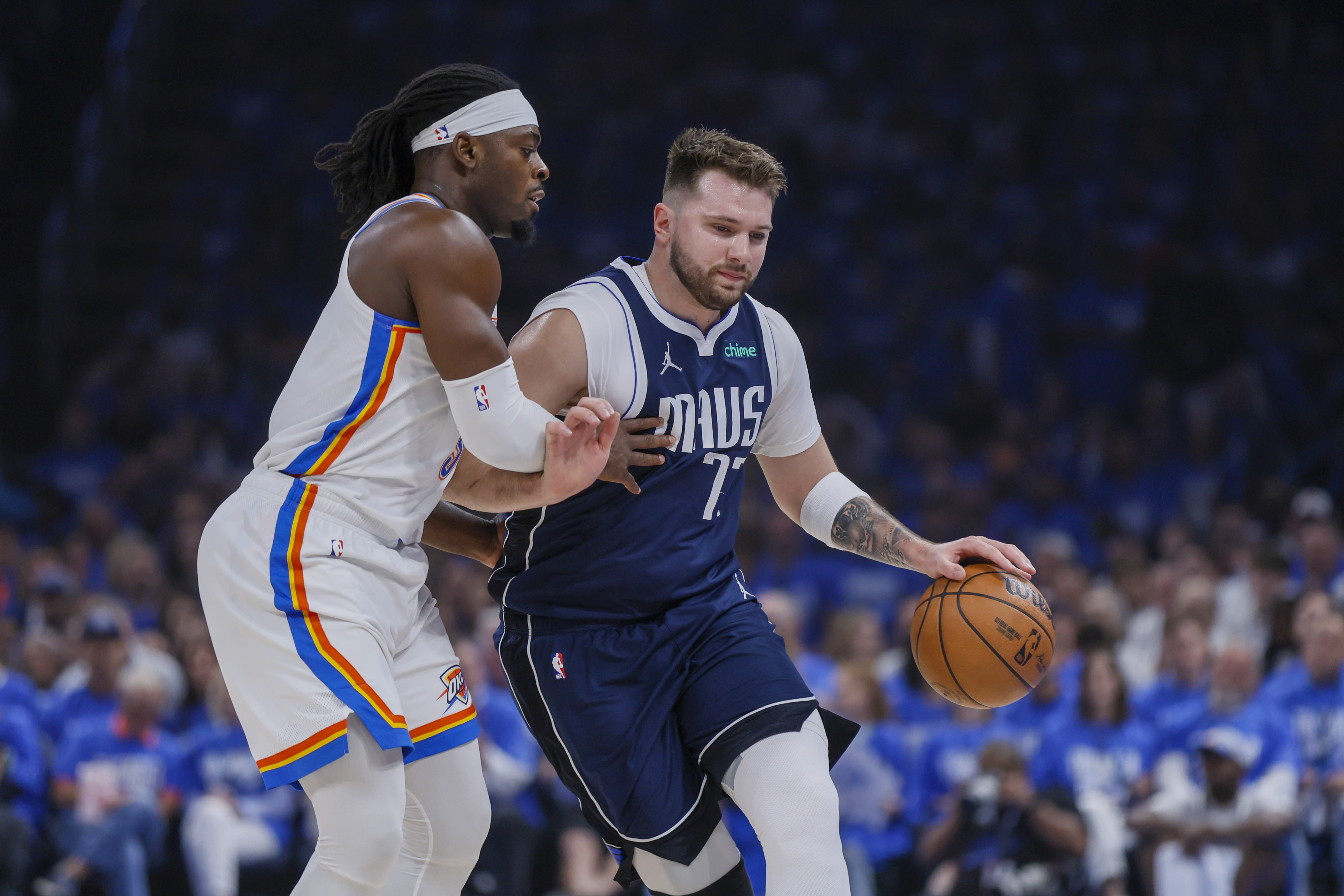 Mavericks star Luka Doncic looks to bounce back from rough Game 1 against the Thunder