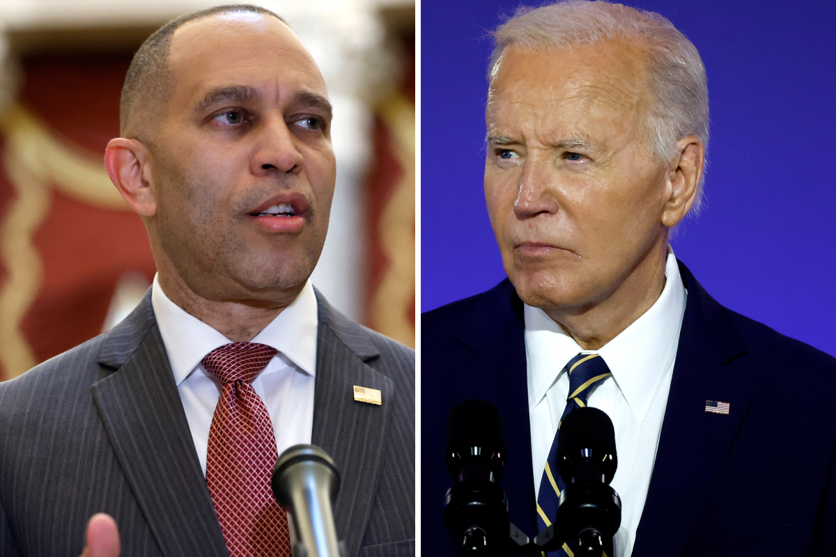 Joe Biden gets update from Hakeem Jeffries on Democratic revolt