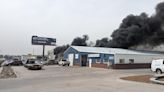 North Lincoln business catches fire