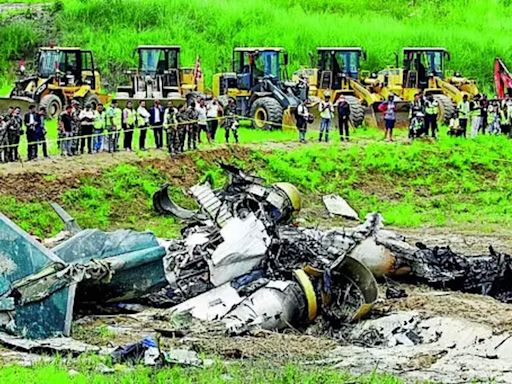 Plane crashes after takeoff at Nepal airport, 18 killed - Times of India