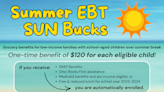 Summit County to offer SUN Bucks, a Summer EBT grocery program for low-income families