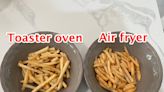 I made frozen fries in my air fryer and toaster oven, and the better appliance gave me perfect results in under 30 minutes