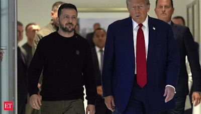 Zelenskyy meets with Donald Trump in New York as uncertainty over future of US support for Ukraine remains