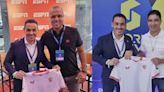 Del Nido Carrasco, en Brasil junto a las leyendas Luis Fabiano y Renato