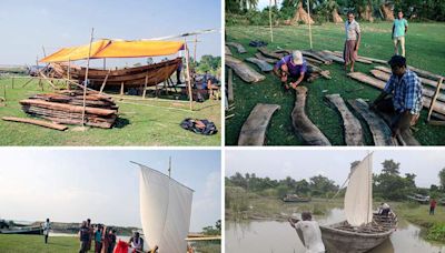 Bengal’s indigenous ‘chhot’ boat sets sail for National Maritime Museum in Gujarat