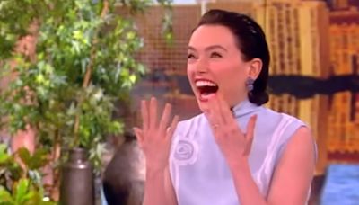 Daisy Ridley Seemingly Gets Exciting Job Offer from Whoopi Goldberg During Live ‘The View’ Interview
