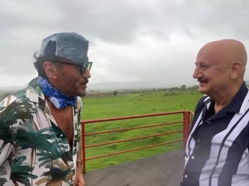 Anupam Kher, Jackie Shroff Enjoy Nature At Latter's Farmhouse. Watch Video