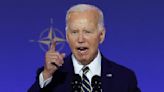 'Ukraine can and will stop Vladimir Putin': Biden tells NATO as he announces 'historic' aid for Kyiv