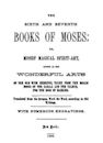 Sixth and Seventh Books of Moses