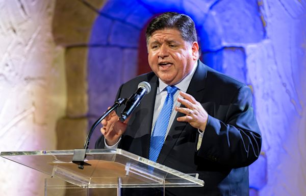 Illinois Gov. J.B. Pritzker urges Indiana Democrats to push through the 'chaos'