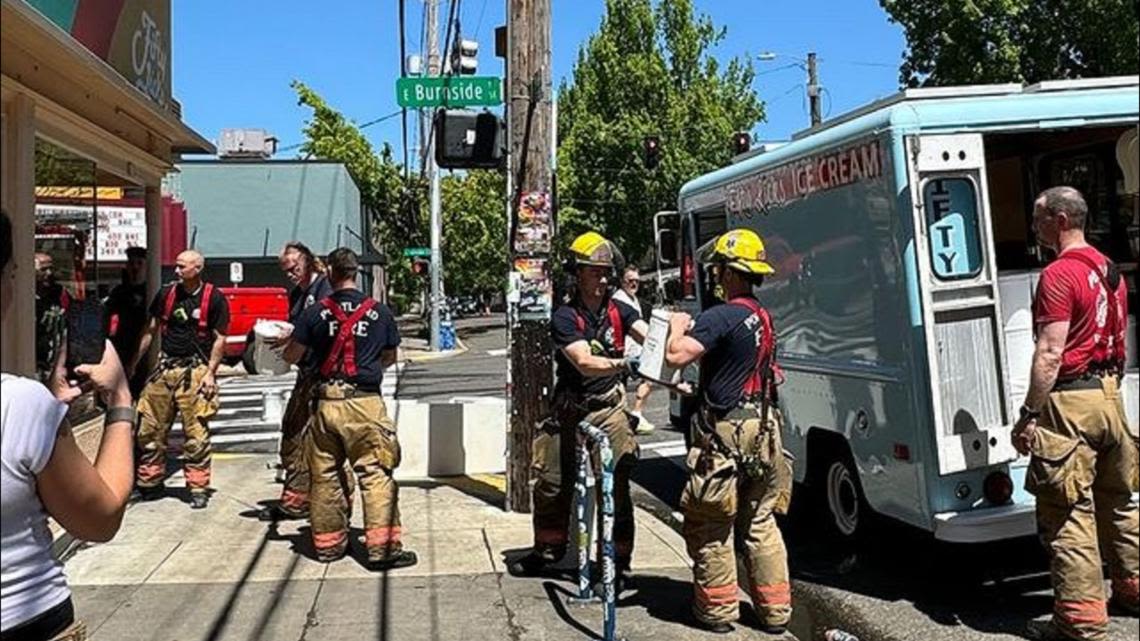 Fifty Licks ice cream shop damaged by fire