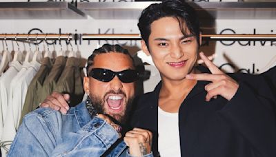 SEVENTEEN’s Mingyu shares ‘bro-out’ moment with Columbian rapper Maluma in Paris; PIC