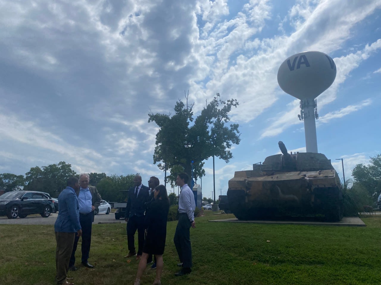 Sen. Tim Kaine visits Joint Force Command in Norfolk, Hampton VA Medical Center