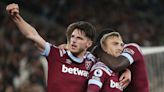 West Ham gets breakthrough win, goals for Scamacca and Bowen