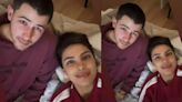 Priyanka Chopra lazy Saturday night with hubby Nick Jonas gives out couple goals - Pic - Times of India