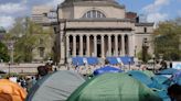 On Columbia’s Lawn, the Curtain Rises on a Day of Political Theater