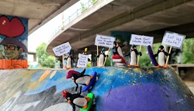 Glasgow penguins back petition to save skatepark under M8 facing closure