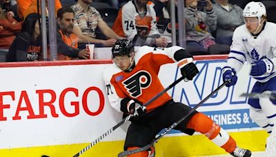 Erik Johnson is ready to pass on hockey knowledge to younger Flyers, including Matvei Michkov