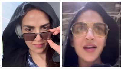 Esha Deol takes Vande Bharat for work: Train ride after a long time. Watch