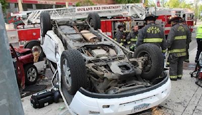 Wash. PD officers in another city for conference arrest suspect in hit-and-run crash while en route to dinner